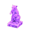 Animal Crossing Items Frozen Sculpture Ice purple