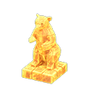 Animal Crossing Items Frozen Sculpture Ice yellow