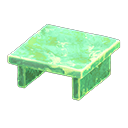 Animal Crossing Items Frozen Table Ice green