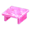 Animal Crossing Items Frozen Table Ice pink