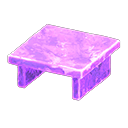 Animal Crossing Items Frozen Table Ice purple