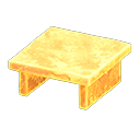Animal Crossing Items Frozen Table Ice yellow