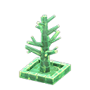 Animal Crossing Items Frozen Tree Ice green