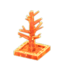 Animal Crossing Items Frozen Tree Ice orange