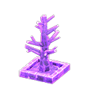 Animal Crossing Items Frozen Tree Ice purple