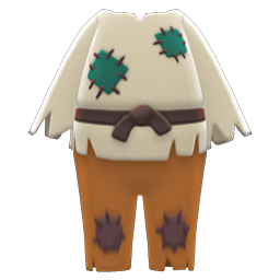 Animal Crossing Items Frugal Outfit Brown