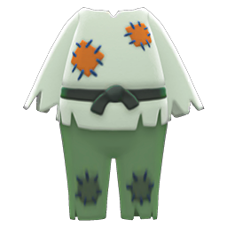Animal Crossing Items Frugal Outfit Green