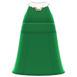 Animal Crossing Items Full-length Dress With Pearls Green