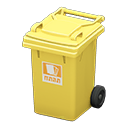 Animal Crossing Items Garbage Bin Yellow