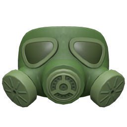 Animal Crossing Items Gas Mask Avocado