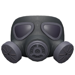Animal Crossing Items Gas Mask Black