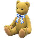 Animal Crossing Items Giant Teddy Bear Caramel mocha / Giant dots