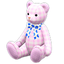 Animal Crossing Items Giant Teddy Bear Checkered / Giant dots