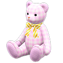 Animal Crossing Items Giant Teddy Bear Checkered / Giant stripes