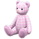 Animal Crossing Items Giant Teddy Bear Checkered