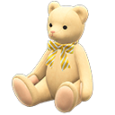 Animal Crossing Items Giant Teddy Bear Cream / Giant stripes