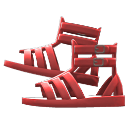 Gladiator Sandals Red