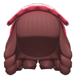Animal Crossing Items Gothic Headdress Red