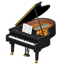 Animal Crossing Items Grand Piano Black