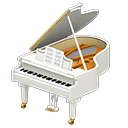 Animal Crossing Items Grand Piano White