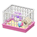 Animal Crossing Items Hamster Cage Pink