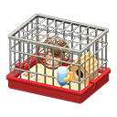 Animal Crossing Items Hamster Cage Red