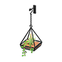 Animal Crossing Items Hanging Terrarium Black