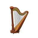 Animal Crossing Items Harp Dark brown