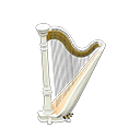 Animal Crossing Items Harp White