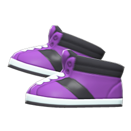 Animal Crossing Items High-tops Purple