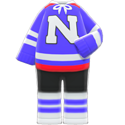 Animal Crossing Items Ice-hockey Uniform Blue