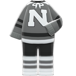 Animal Crossing Items Ice-hockey Uniform Gray