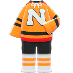 Animal Crossing Items Ice-hockey Uniform Orange