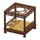 Animal Crossing Items Imperial Bed Brown