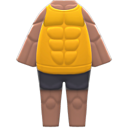 Animal Crossing Items Instant-muscles Suit Yellow