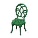Animal Crossing Items Iron Garden Chair Green