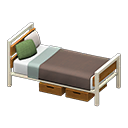 Animal Crossing Items Ironwood Bed Oak / Brown