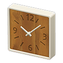 Animal Crossing Items Ironwood Clock Oak