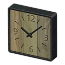Animal Crossing Items Ironwood Clock Old
