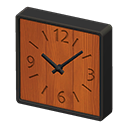 Animal Crossing Items Ironwood Clock Teak