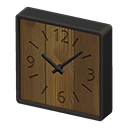Animal Crossing Items Ironwood Clock Walnut