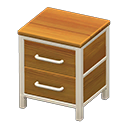 Animal Crossing Items Ironwood Dresser Oak