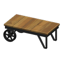 Animal Crossing Items Ironwood Low Table Walnut