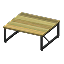 Animal Crossing Items Ironwood Table Old