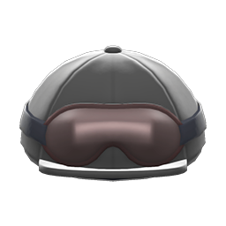 Animal Crossing Items Jockey's Helmet Black