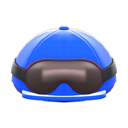 Animal Crossing Items Jockey's Helmet Blue