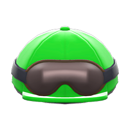 Animal Crossing Items Jockey's Helmet Green