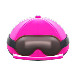 Animal Crossing Items Jockey's Helmet Pink
