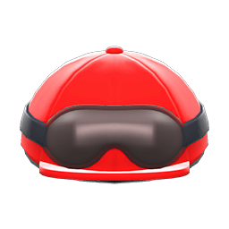 Animal Crossing Items Jockey's Helmet Red