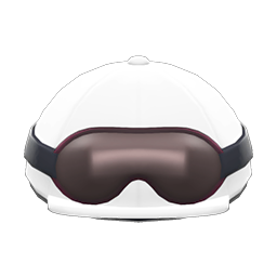 Animal Crossing Items Jockey's Helmet White